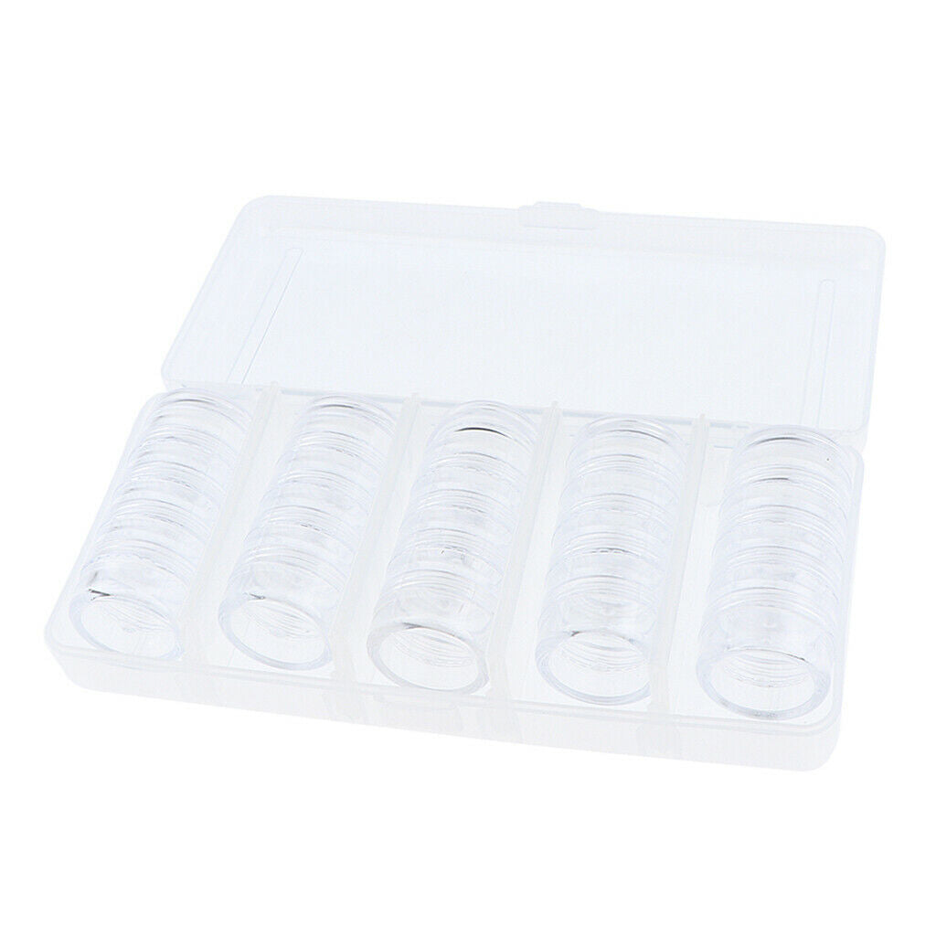 25 Slot  Jars Diamond Bead Storage Container