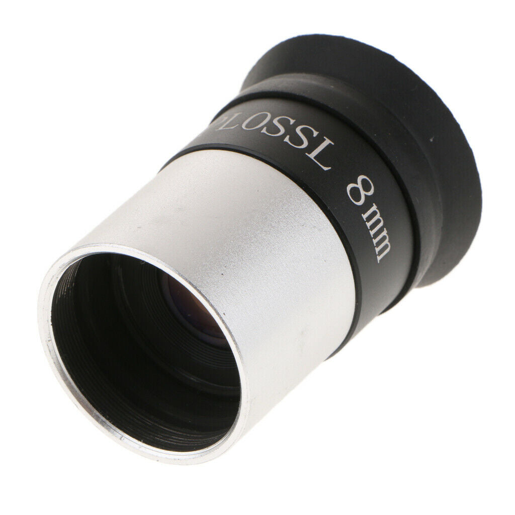 8mm 1.25inch Plossl Telescope Eyepiece + 5X Barlow Lens + 2 Pieces Filters
