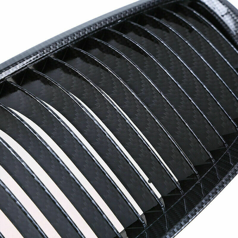 Carbon Fiber Bumper Radiator Kidney Grille For BMW E90 E92 M3 E93 3-Series 07-13
