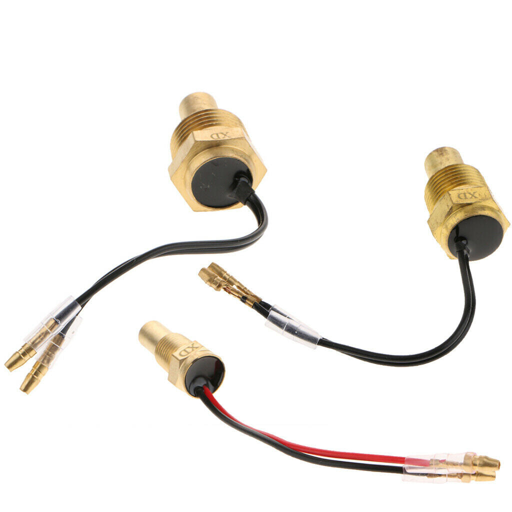 12V-24V Car Truck Digital Water Temp Temperature Sensor Head Plug 10+17+21mm