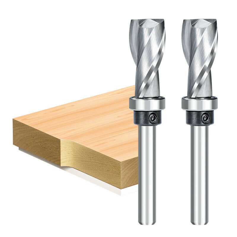 6Mm Shank Double Flute Flat Blade Carbide End Mills Engraving Milling Cutter