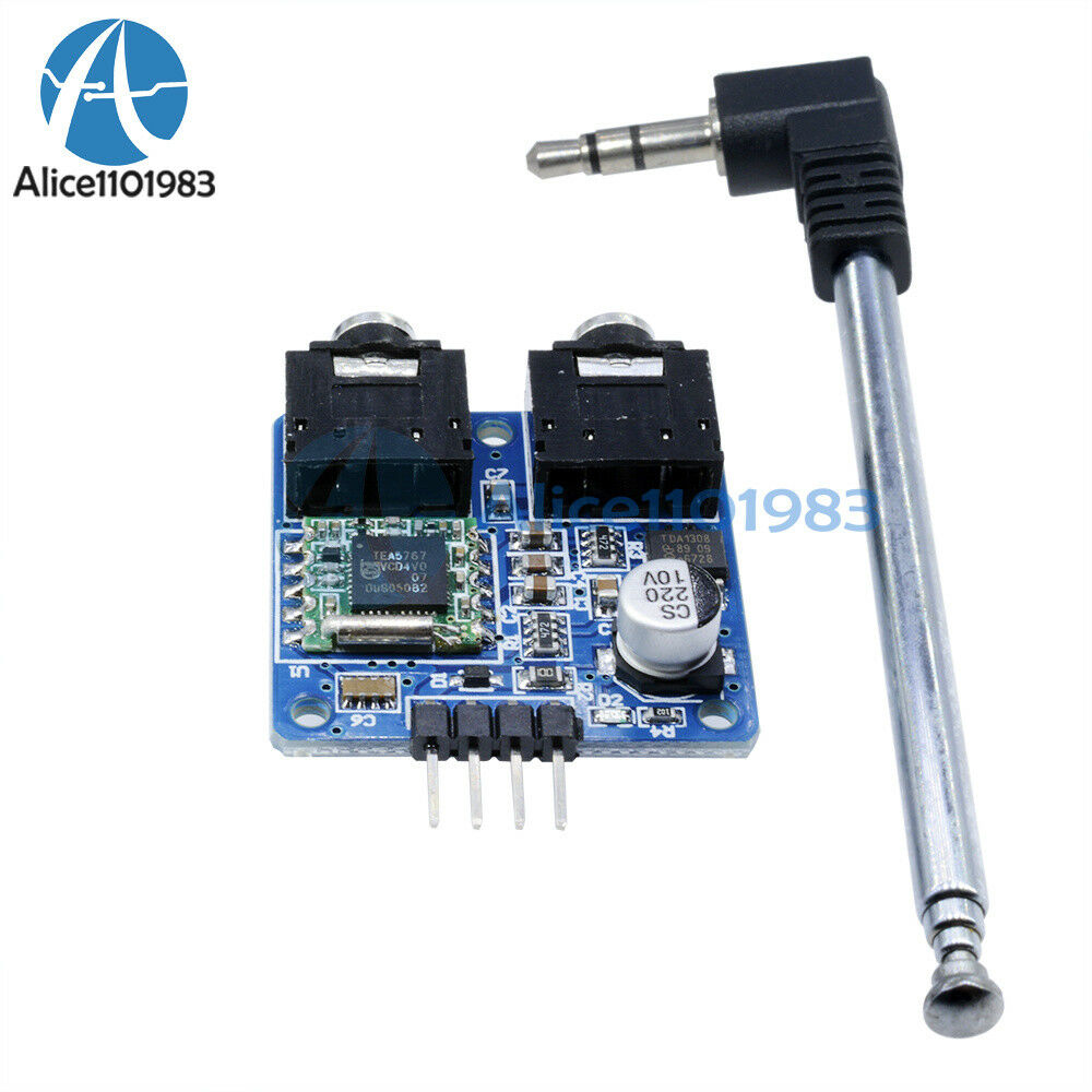 TEA5767 FM Stereo Radio Module for Arduino 76-108MHZ With Free Cable Antenna