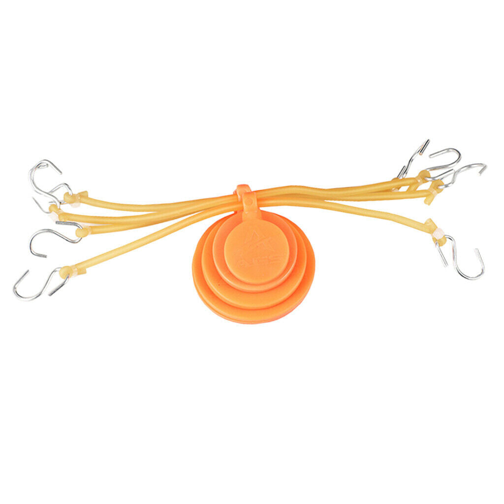 4 Pack Orange Slingshot Target 3/4/5/6cm Silicone Aim Aids Trainer Equip