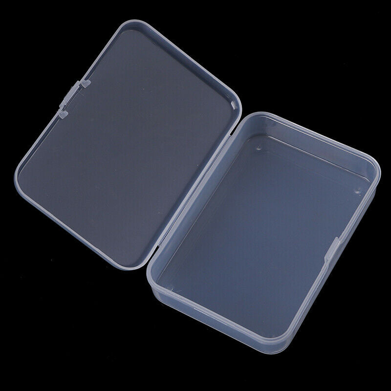 9.3*6.3*2.2cm Transparent Plastic Storage Box Clear Square Multipurp gtJC.l8