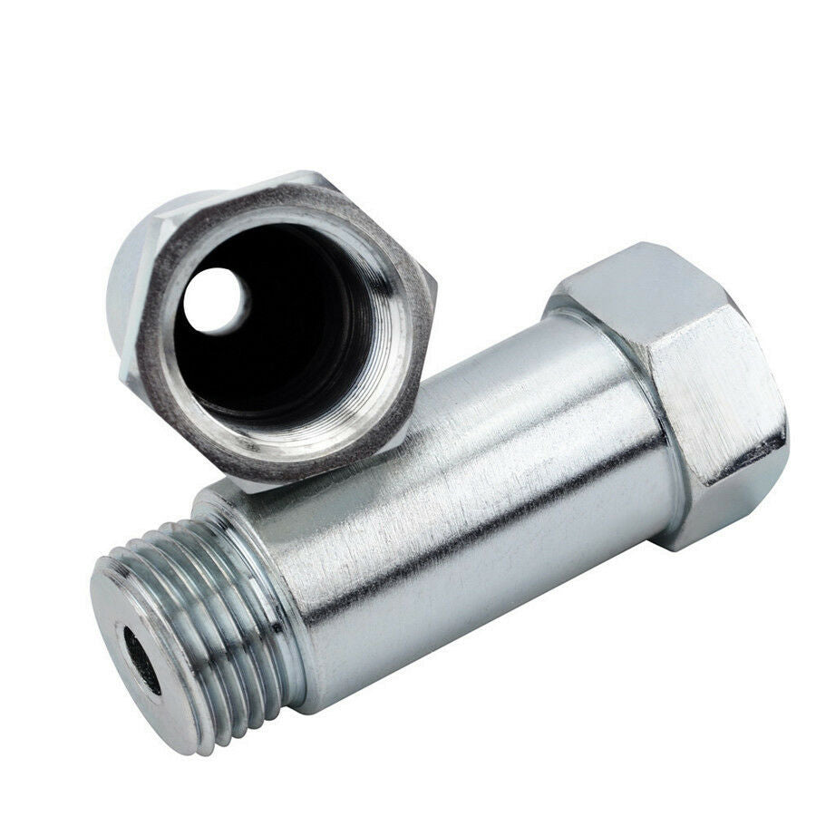 2Pcs New Straight O2 Oxygen Sensor M18 X 1.5 CEL 45mm Extension Spacer Extender