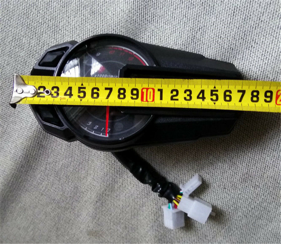Super Clear LED Background Display Motorcycle Integrated Meter Gauge Waterproof