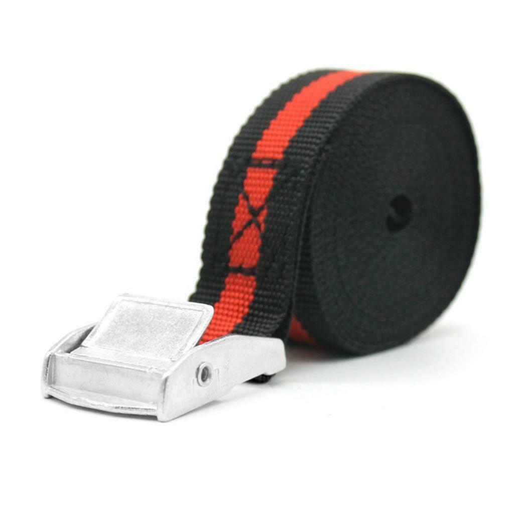 4 pieces cam buckle lashing straps 2.5meters x 25mm for trailers, caravans