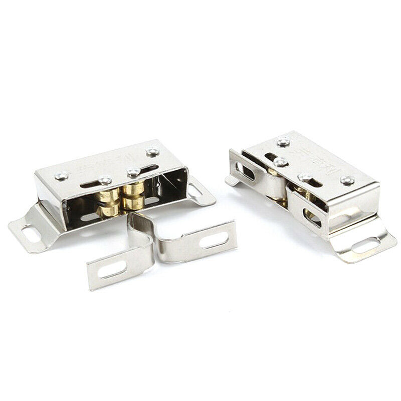 2PCS Stainless Steel Catch Stopper Cabinet Catch for Cupboard Cabinet Kit.l8