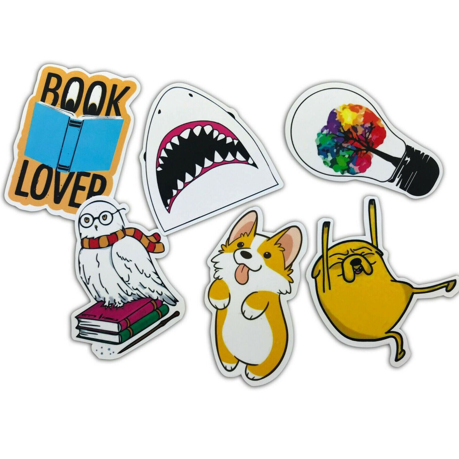 53 PCS Cute Funny Life Lot Skateboard Stickers Vinyl Laptop Luggage Decals Dope