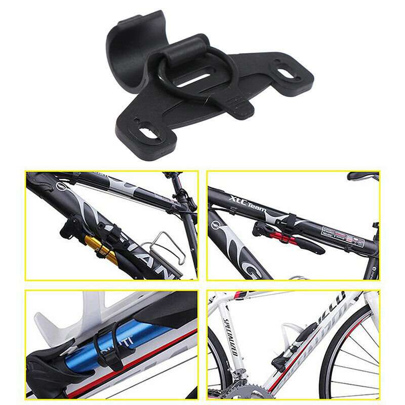 1Pc Bike Portable Pump Retaining Clips Folder Bracket Holder Fitted Fixed.l8