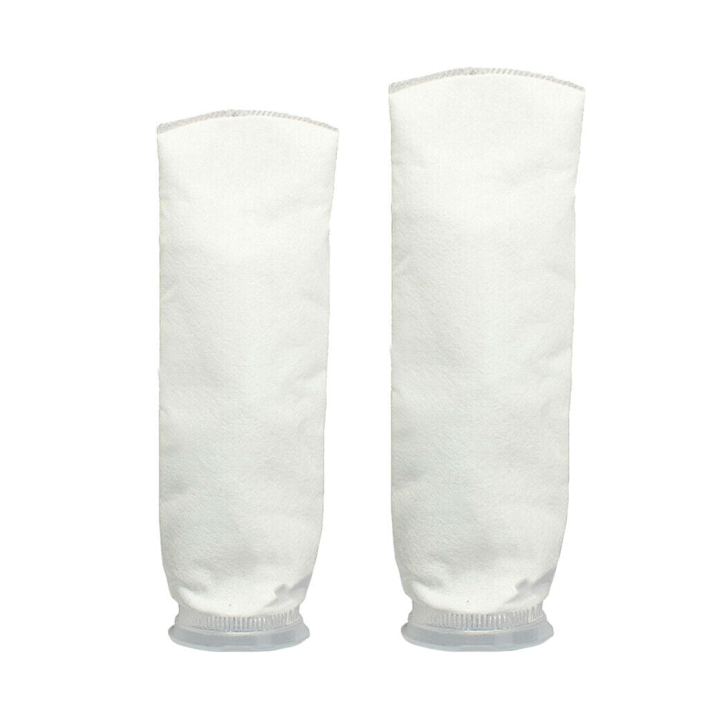 2x 150 & 200um 4" Pet Supplies Aquarium Sump  Felt Pre Filter Sock Bag