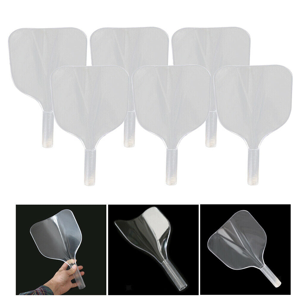 6Pcs Hairspray Face Shield Transparent for Salon and Home Use, Clear