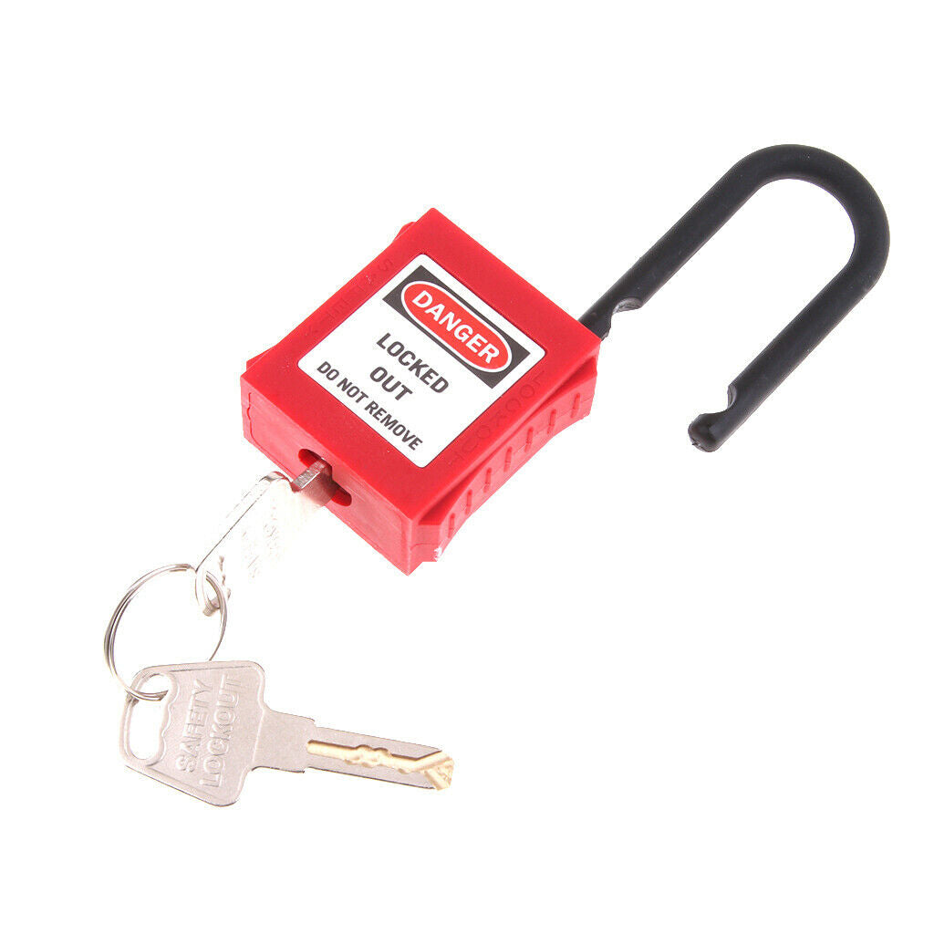 10Pieces/Set Safety Lockout Padlock Lockout Nylon Lock Beam, Engineering Plastic