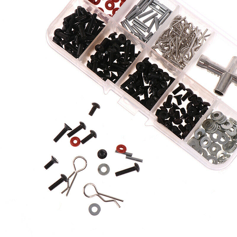 Universal Repair Tool Screws Set Accessories Kit Box Case for 1/10 HSP RC CaBDA