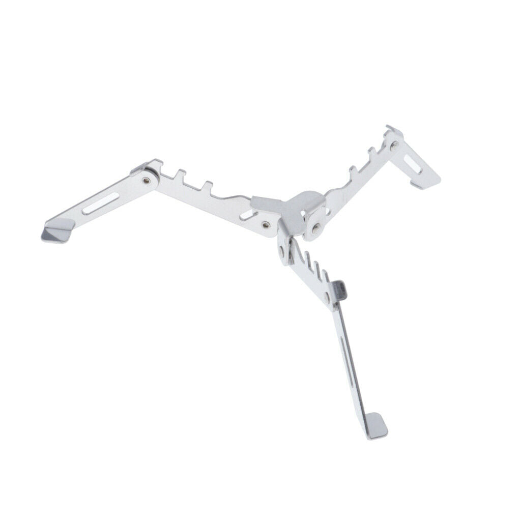 Stainless Steel Stove Canister Stabilizer Gas Tank Base Bracket Pocket