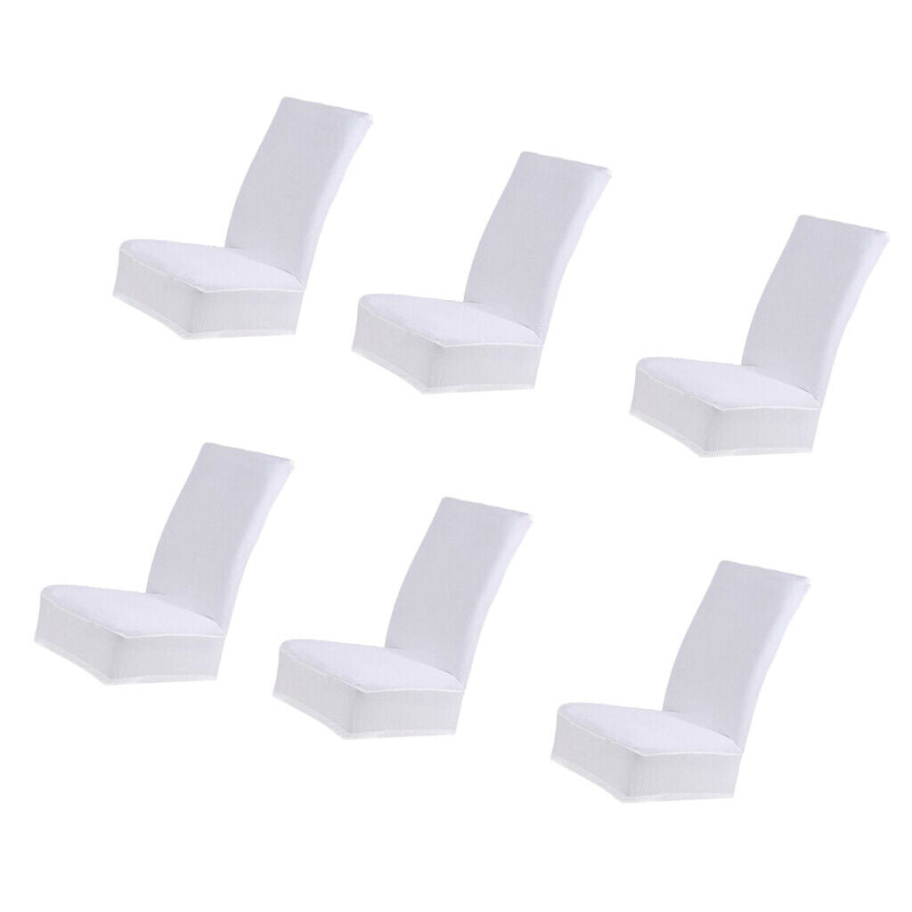 Solid Color Polyester Spandex Dining Stool