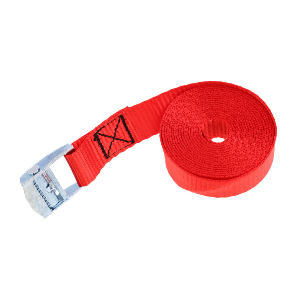 2 Piece Set Kayak Strap Roof Strap Luggage Rack Elastic Ties Black Red