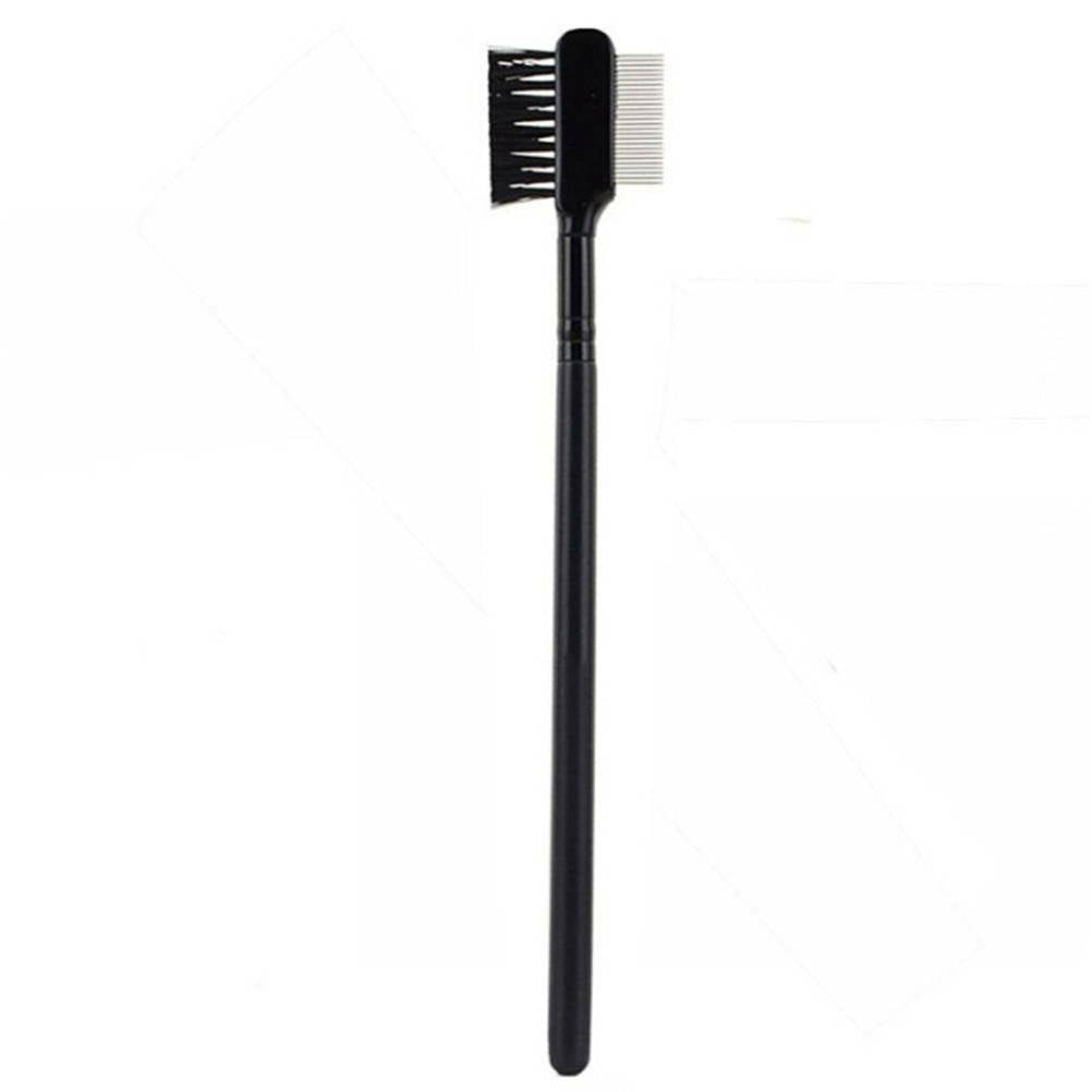 1pc Steel Eyebrow Eyelash Dual-Comb Extension Brush Metal Comb Makeup Too.l8