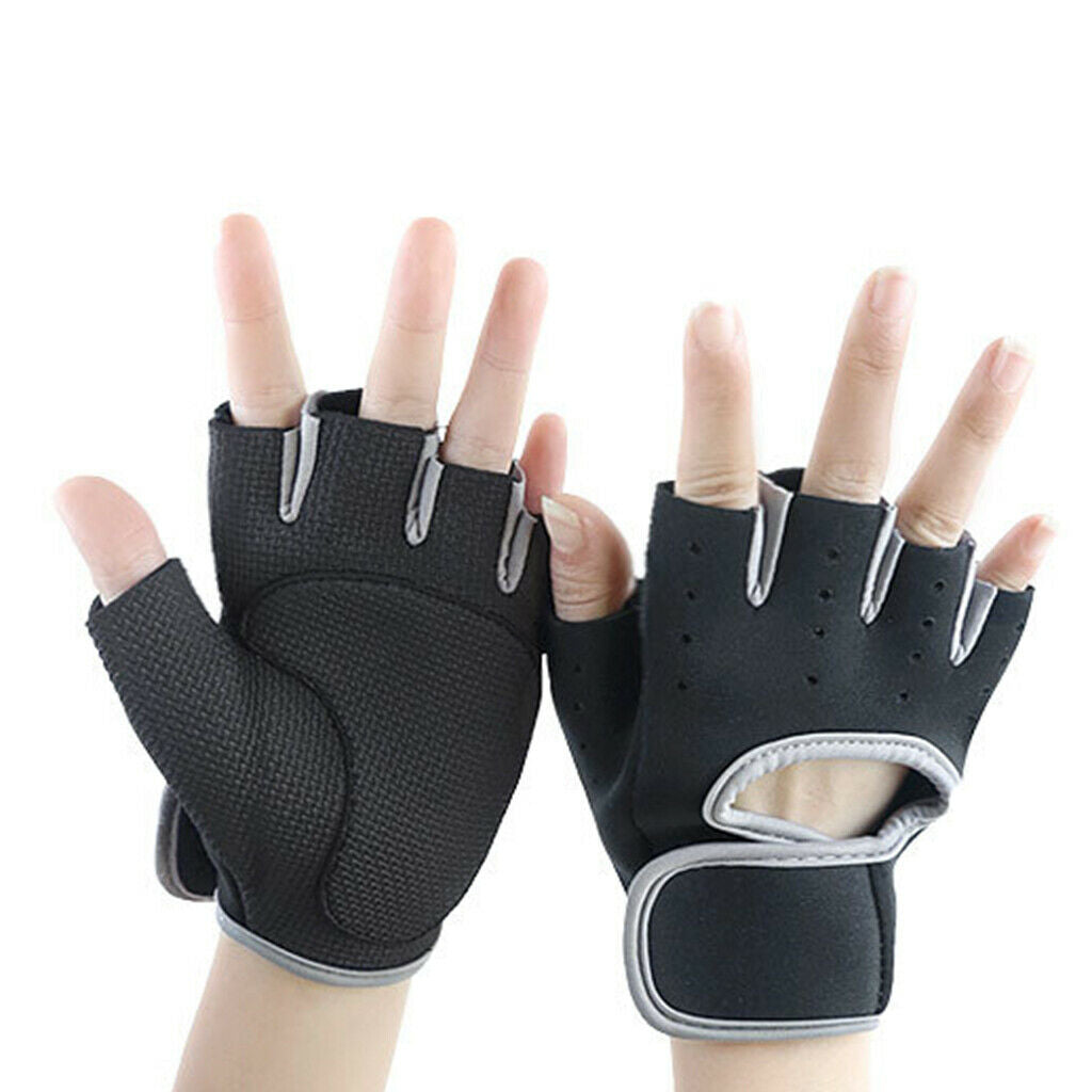 2 Pairs Durable Lifting Gloves Support Brace for Exercise Workout Sports