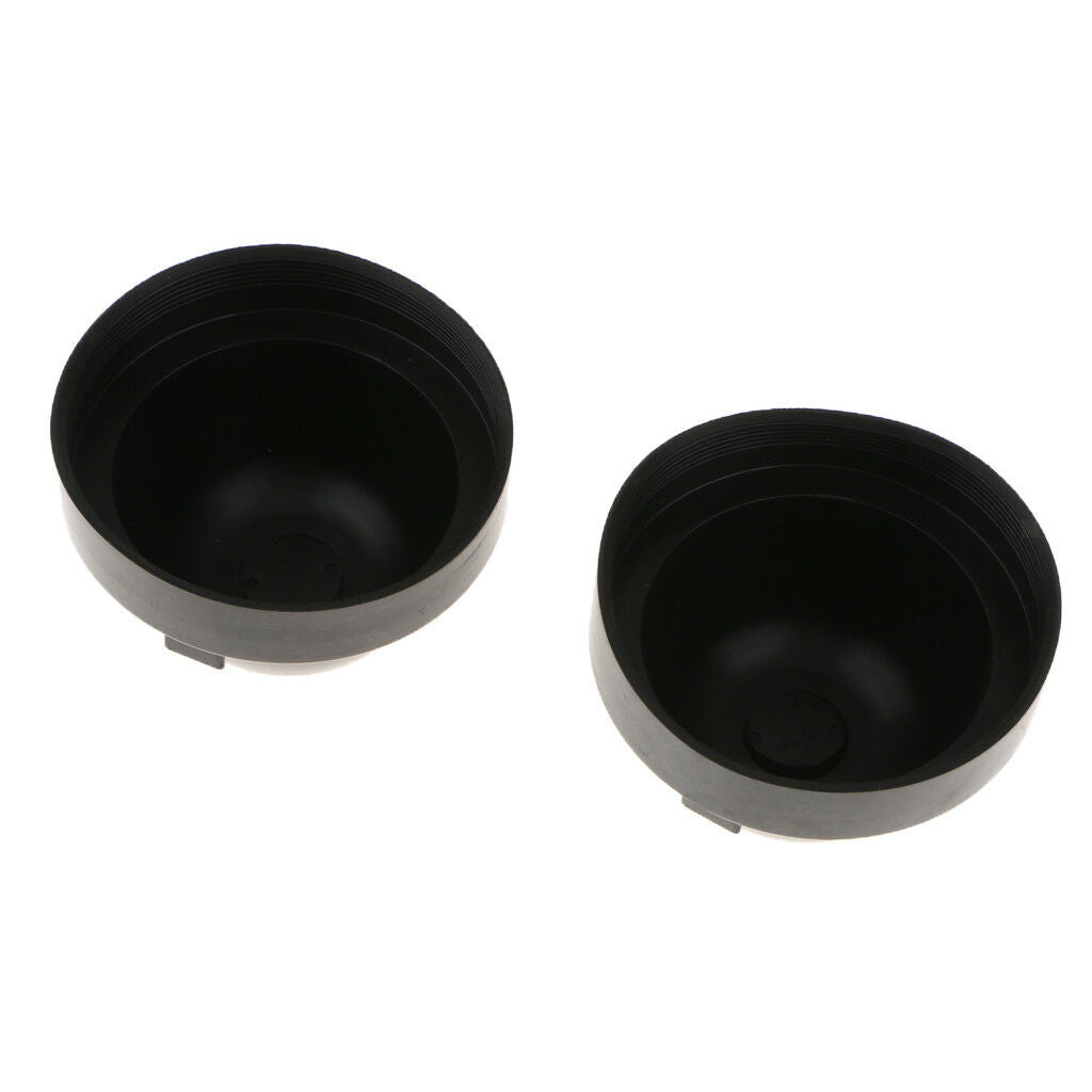 2pcs 90mm Rubber Housing Seal Cap Anti Dust Cover For Car Bulb HID Headlight