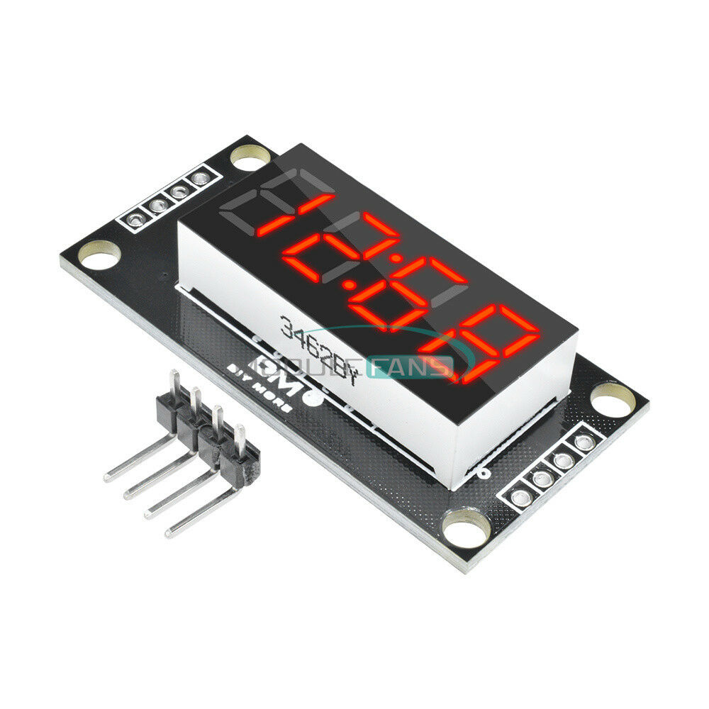 TM1637 0.36 " inch 7-Segment 4-Digit LED Display Clock Red LED Tube Module Board