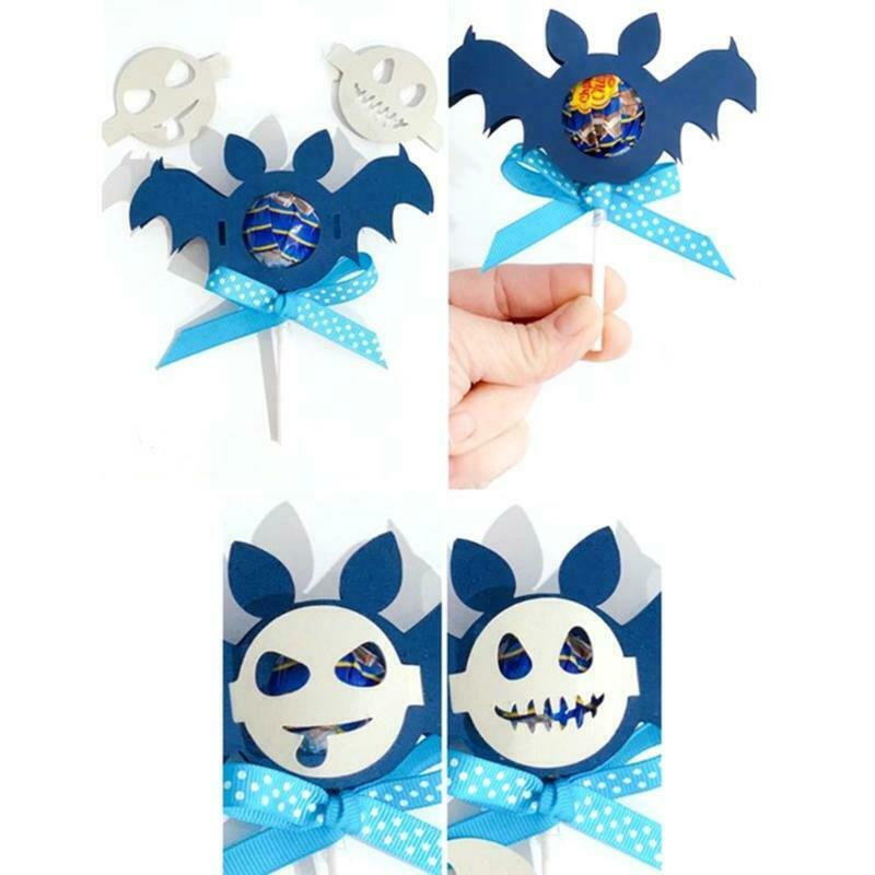 Halloween Bat Lollipop Box Carbon Steel Cutting Dies DIY Scrapbooking Photo