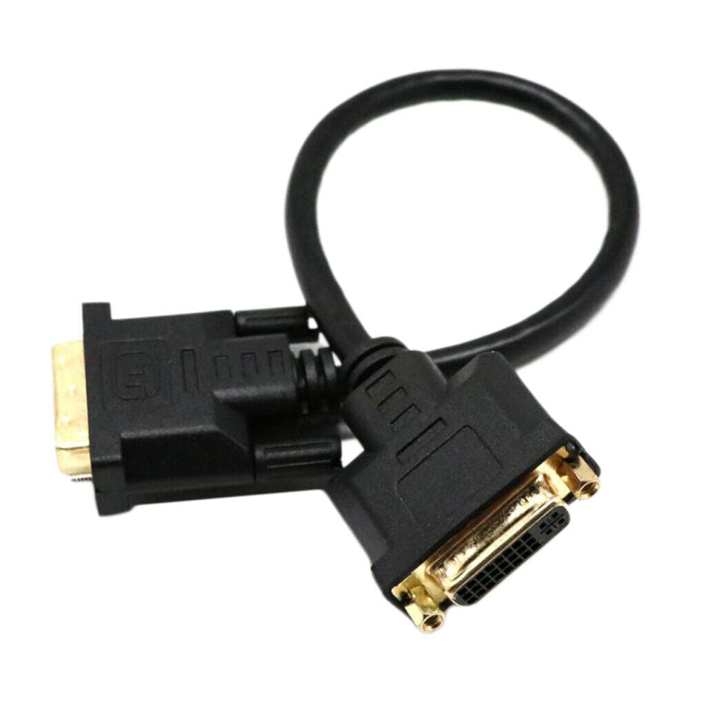 Dual Link DVI-D Male to Female Extension Cables For Monitor AV HDTV PC TV