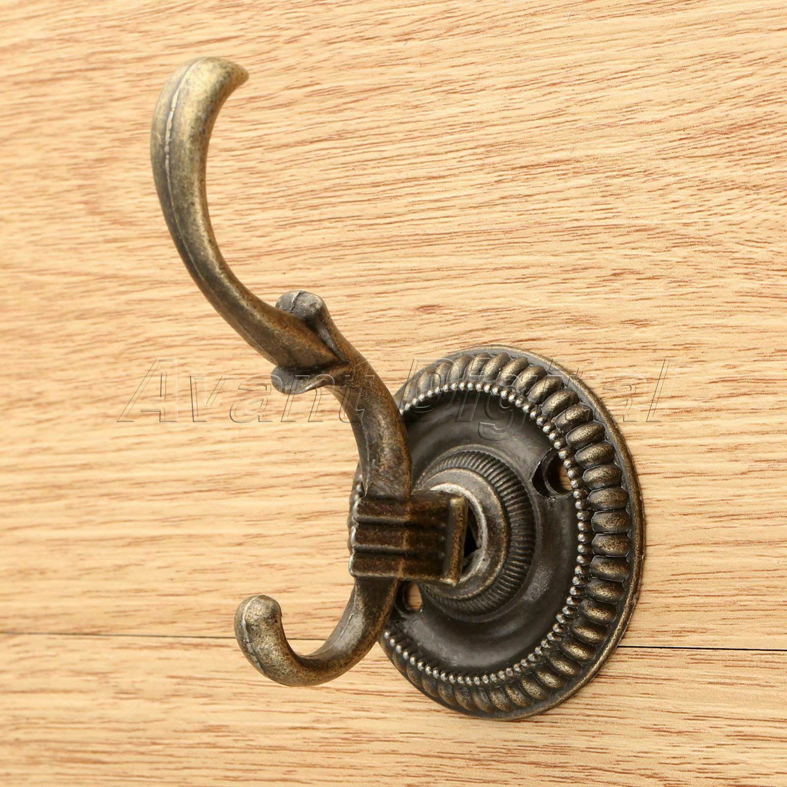 75*63*44mm Furniture Cloth Hat Hanging Hook Retro Bathroom Wall Door Hanger 1Pc