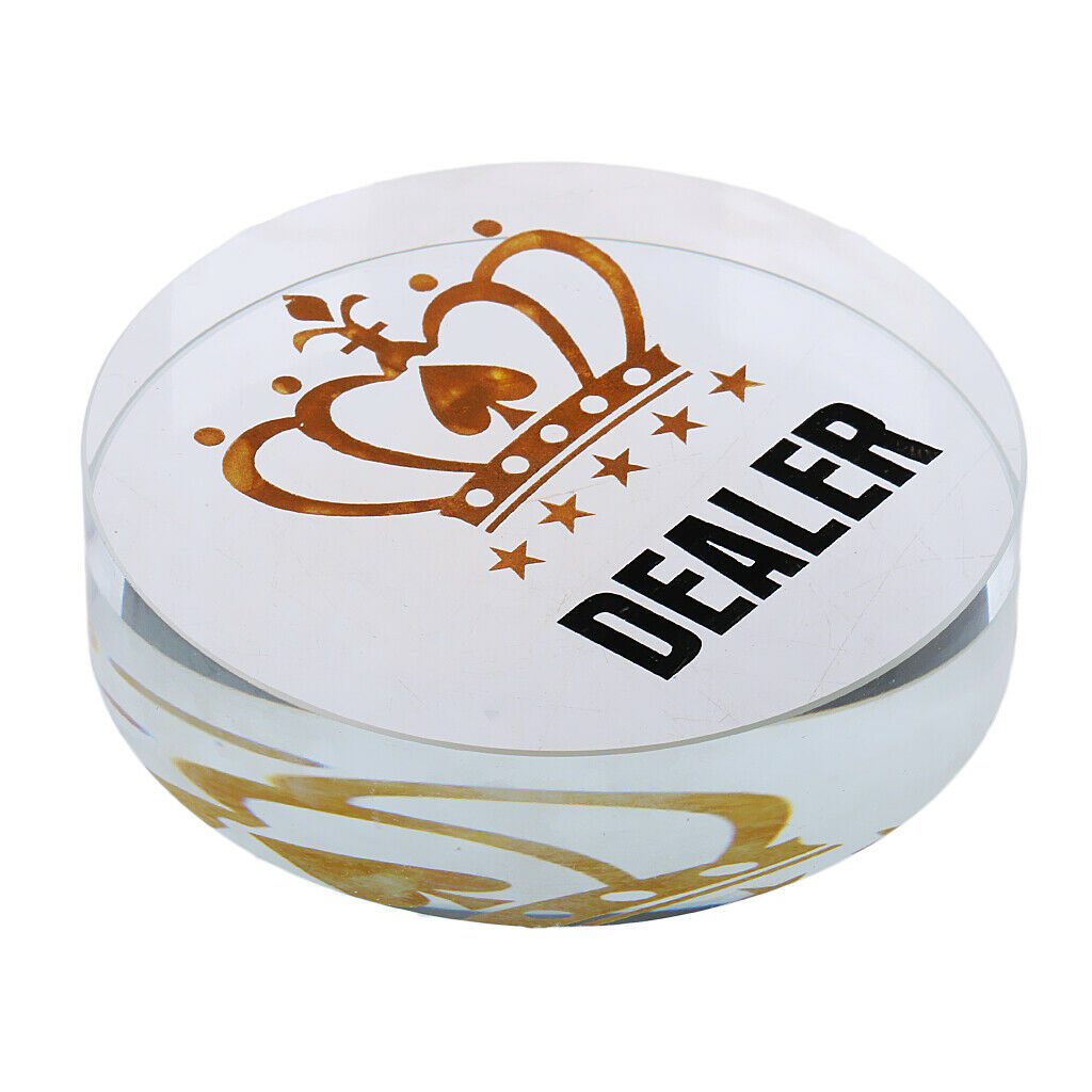 Acrylic All-in Poker Dealer Chip Card Protector Bounty Tournament Coin Gifts