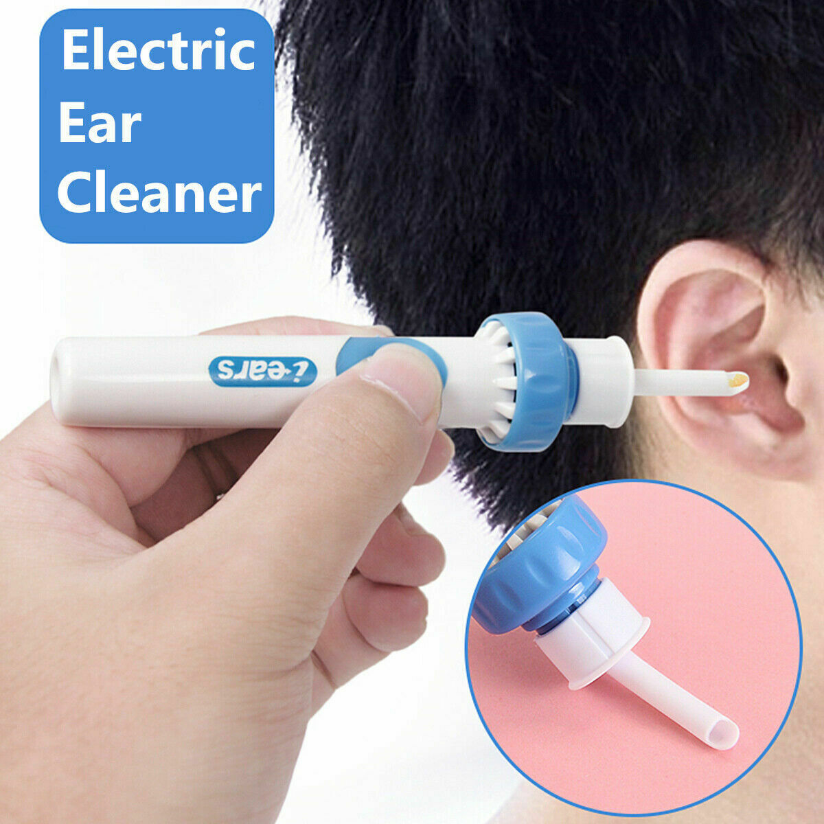 Electric Vacuum Earwax Cleaner Suck Vibration Ear Spoon Removal Tool Painless