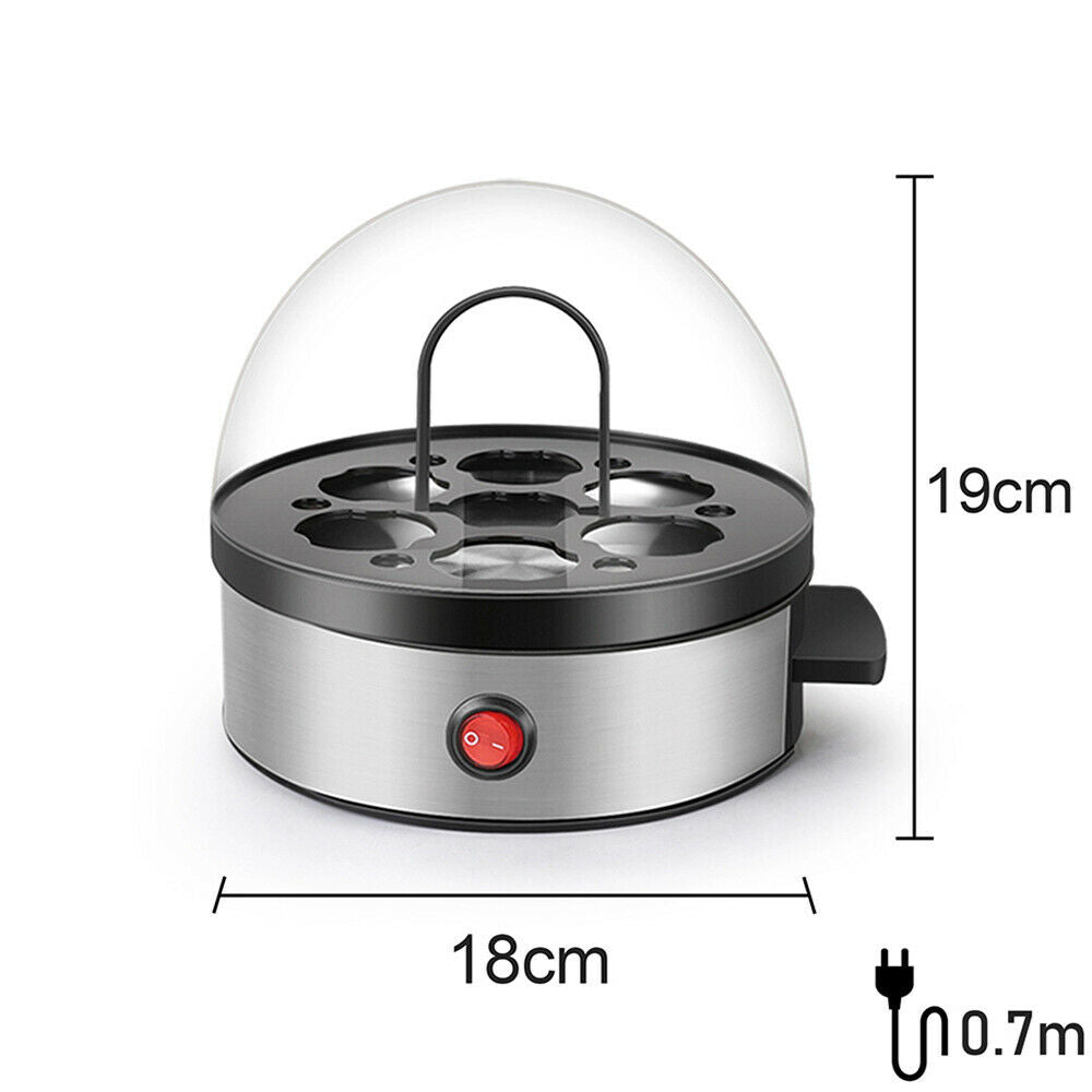 350W Egg Boiler Steamer Electric 7 Egg Cooker Boiling Machine Functional Steamer