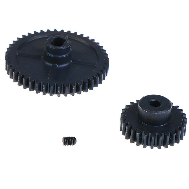 Motor Gear for RC 1:14 WLtoys RC Truck Upgrade Durable Spare 20/32mm 44T+27T