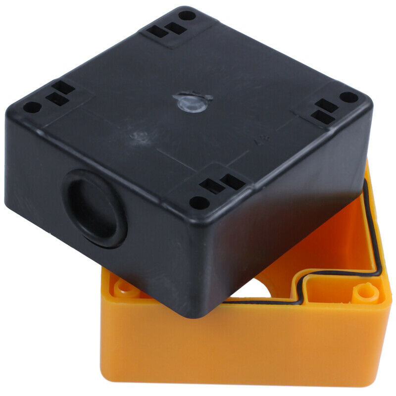 Push button AC 660V 10A Emergency stop plastic case Hard red switch J5N1N1