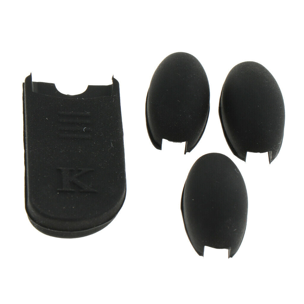 3 Pieces Rubber Sax Palm Key Riser And  Finger Rest for