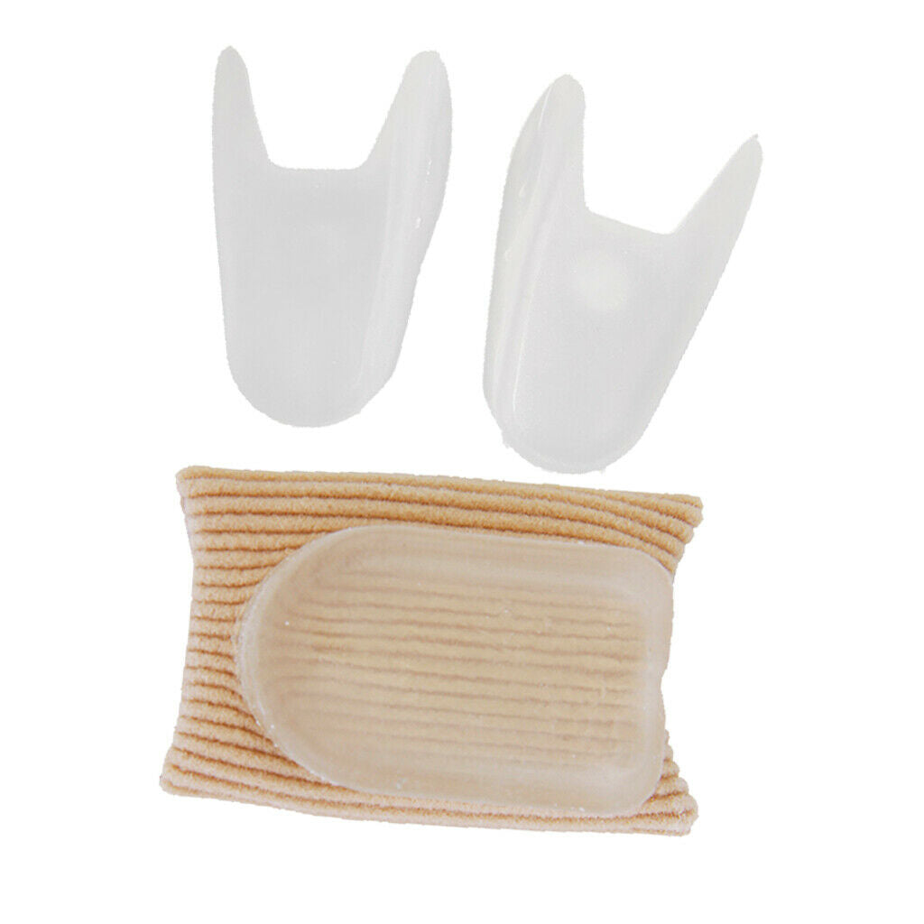 3 Pieces Silicone Gel Toe Spacers Toe Separators Toe Spreaders Align Cushion