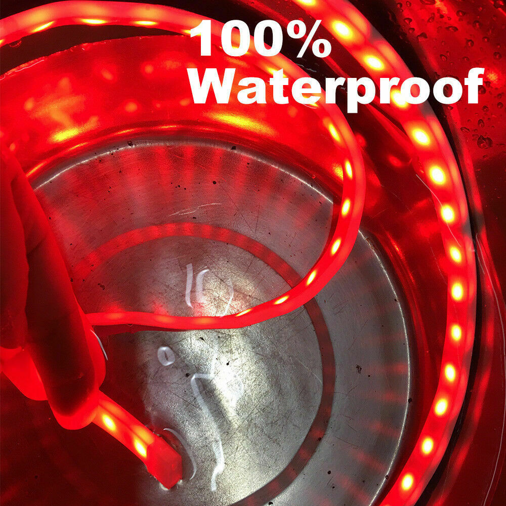 120cm 47" Car LED Light Strip Rear Trunk Tail Dynamic Streamer For Brake&Turning