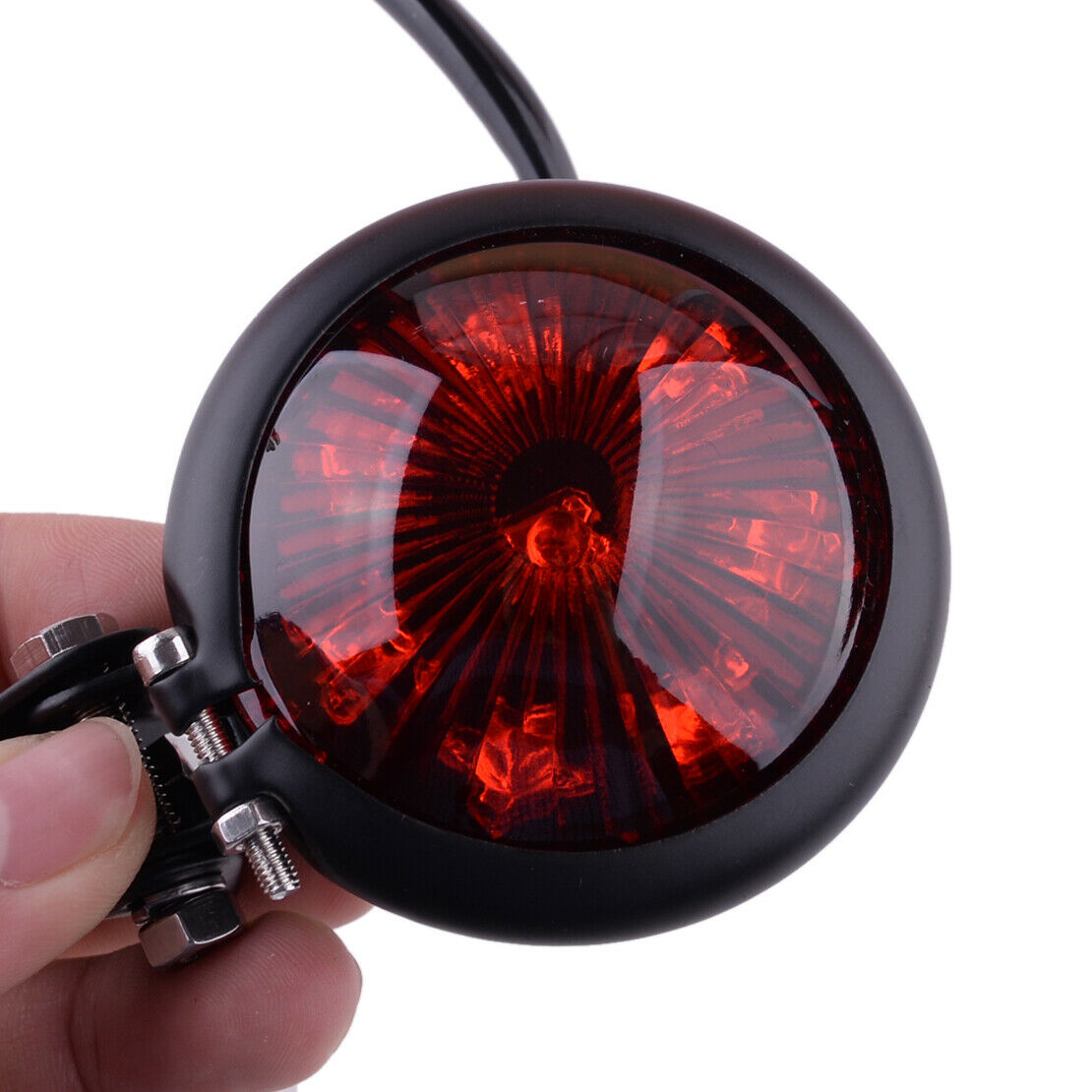 1pcs LED Rear Stop Tail Light Motorcycle Brake Lamp fit for Cafe Racer Dirt Bike