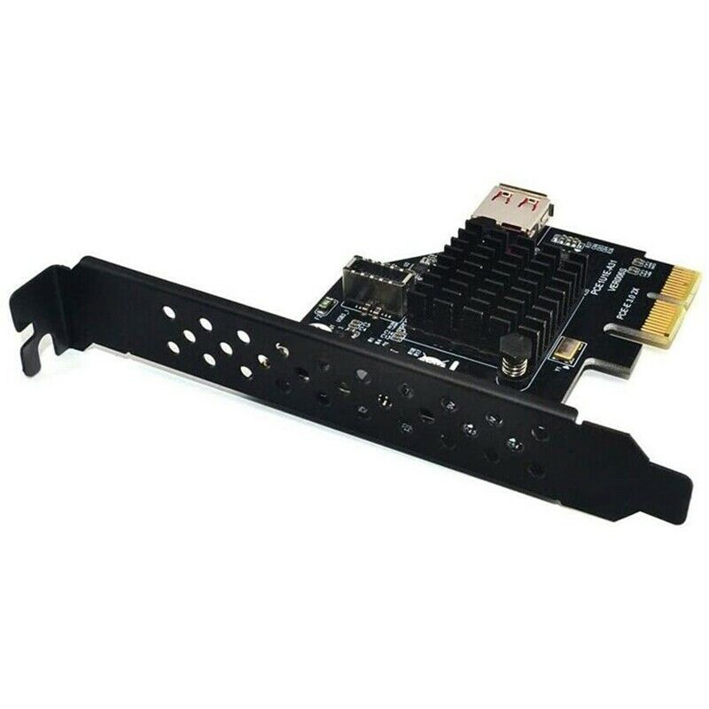 PCI-E 2X to USB 3.1 Type E Front Panel Socket Adapter Card Express for MotherbO4