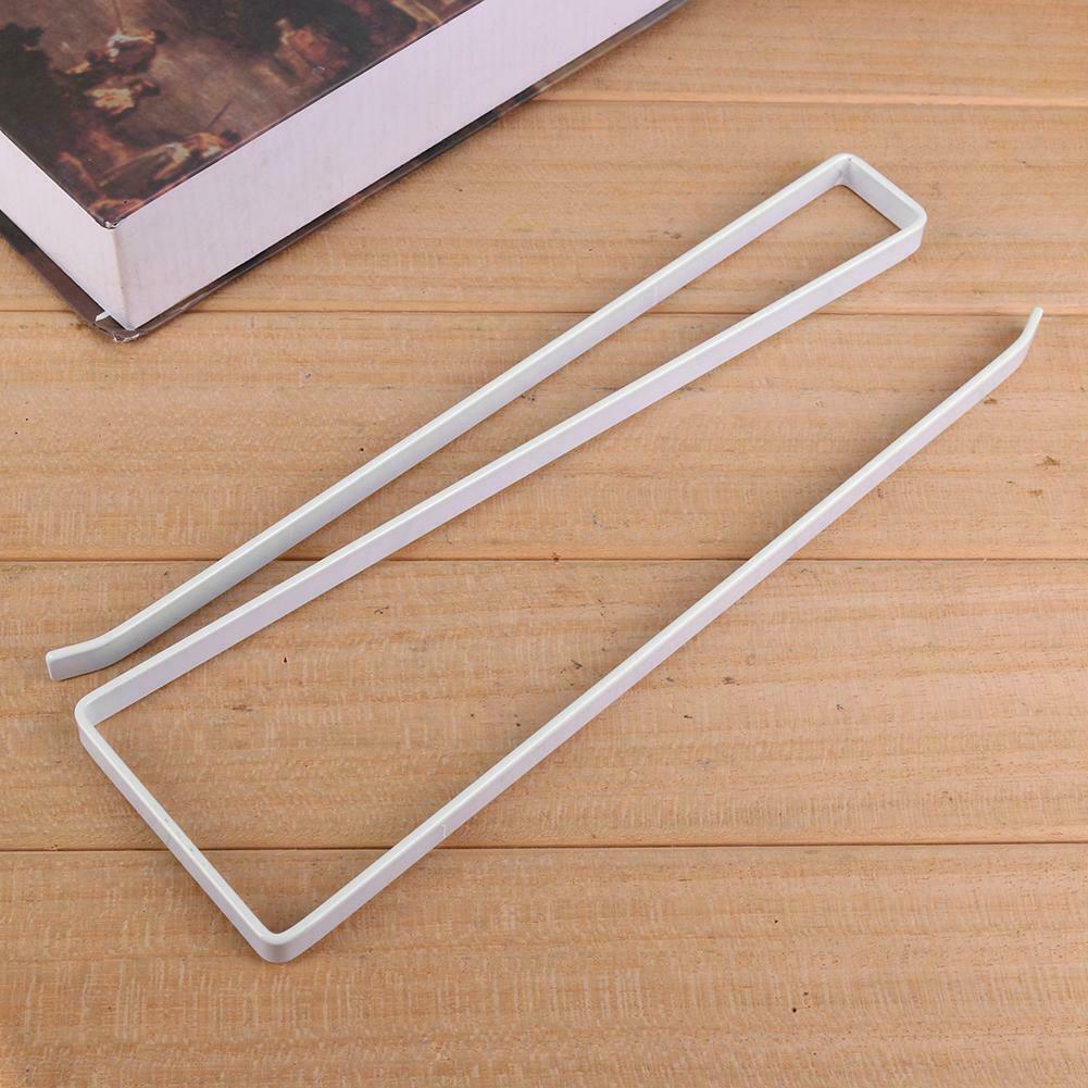 Kitchen Cabinet Door Rack Toilet Paper Towel Shelf Household Organizer @