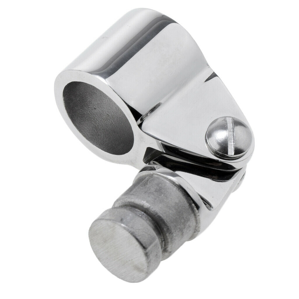 Handrail Arm Elbow Bimini + 90 Degree Rectangular Base For Marine Boat