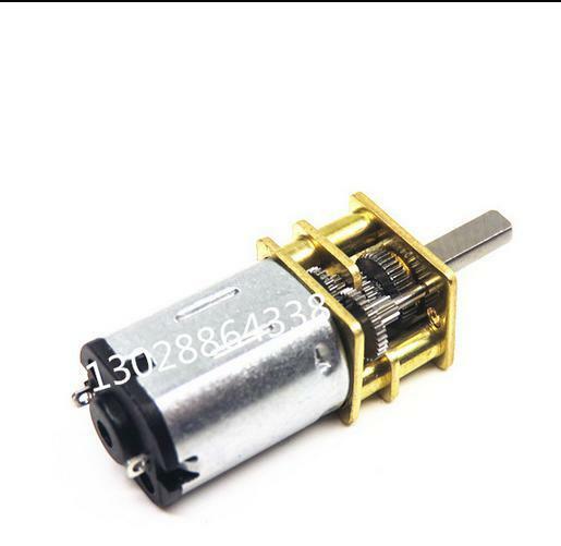 Electric Geared Box Speed Reduce Motor DC 3V-12v 15RPM-100rpm 3mm Diameter
