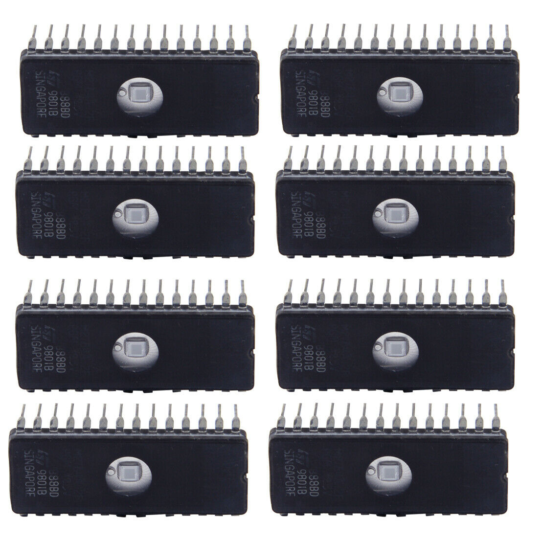 10 x DIP-28 IC EPROMS NMOS Integrated Circuit M2764A-2F1 M2764A2F1 M2764A An