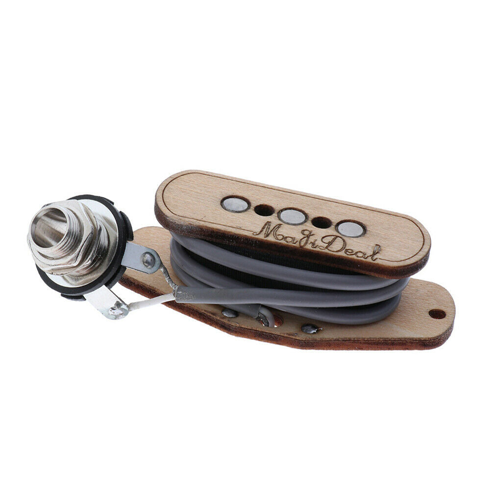3 String Cigar Box Guitar Pickup + Input Jack String Instrument Parts