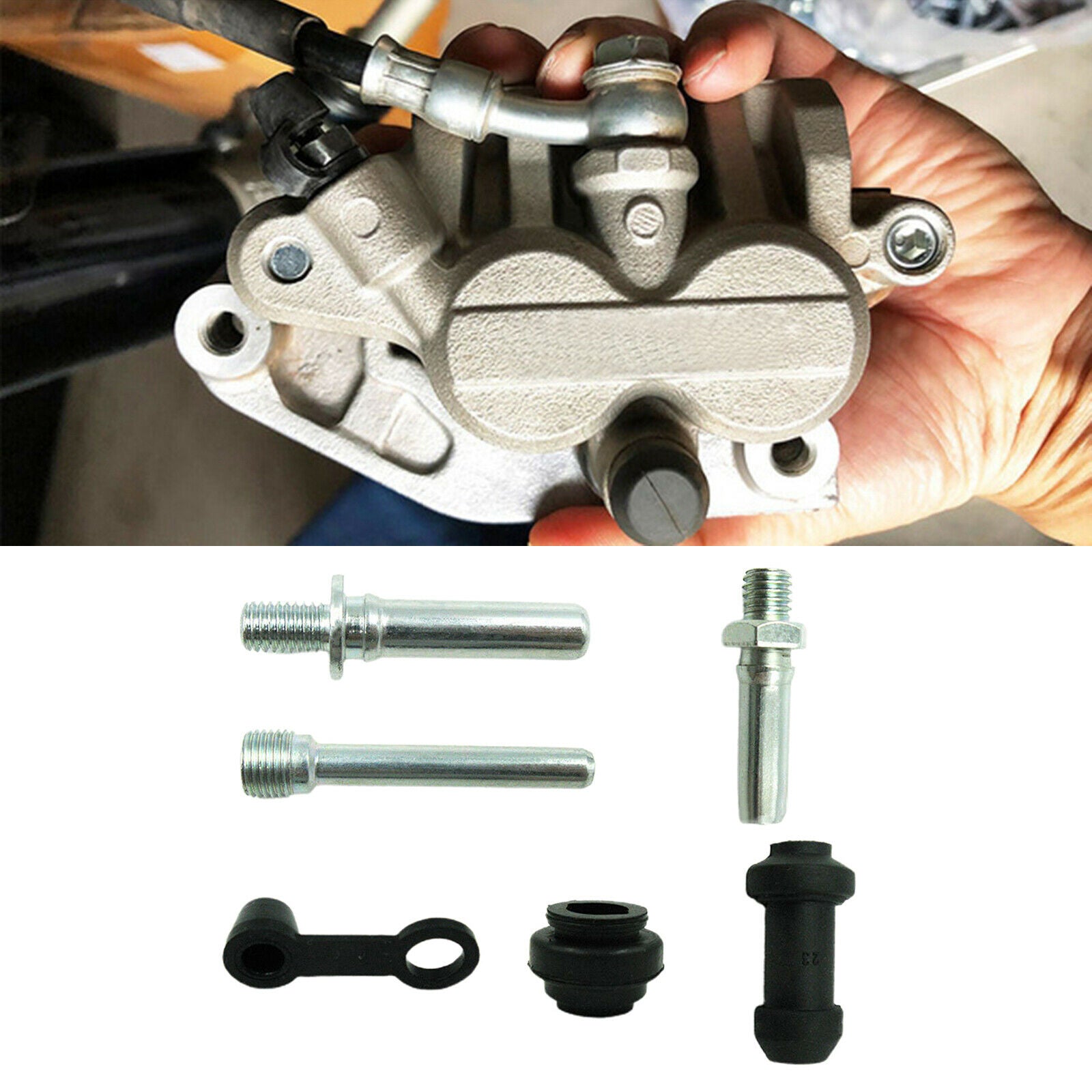 Brake Caliper Repair Kit Rear Caliper Guide Pin Rebuild Fit for YAMAHA YZF