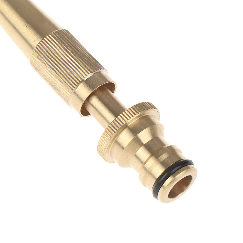 Brass Adjustable Spray Gun Hose Nozzle High Pressure Straight Copper GunJCAUJ XC