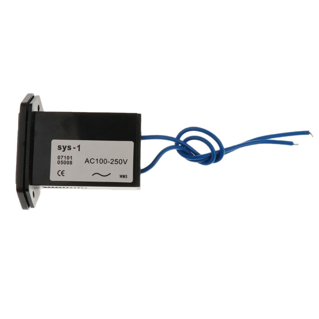 AC 100-250V 6-Digit Digital Hour Meter Sealed Counter Gauge For Car Truck