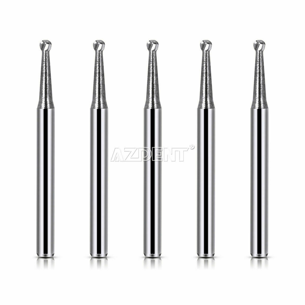 5 X Dental Tungsten Carbide Burs Drill FG 2 Round type For High Speed Handpiece