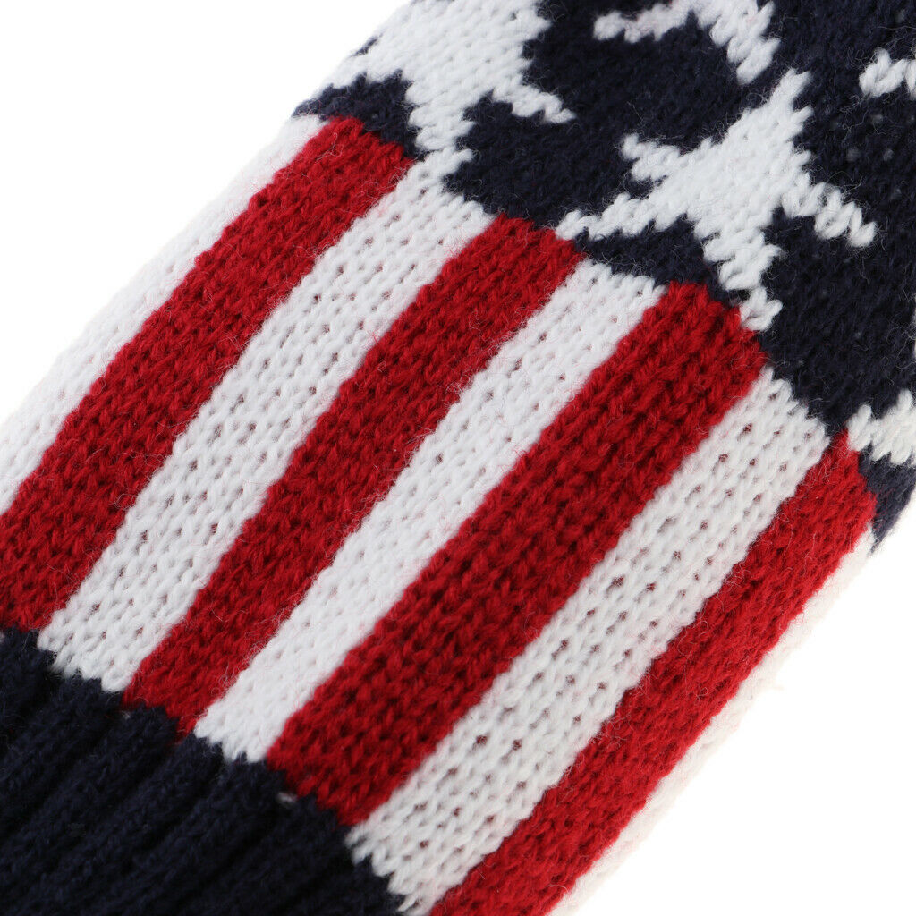 Knitted Golf Club Head Covers Driver Fairway Wood Sock Headcover Suitable for