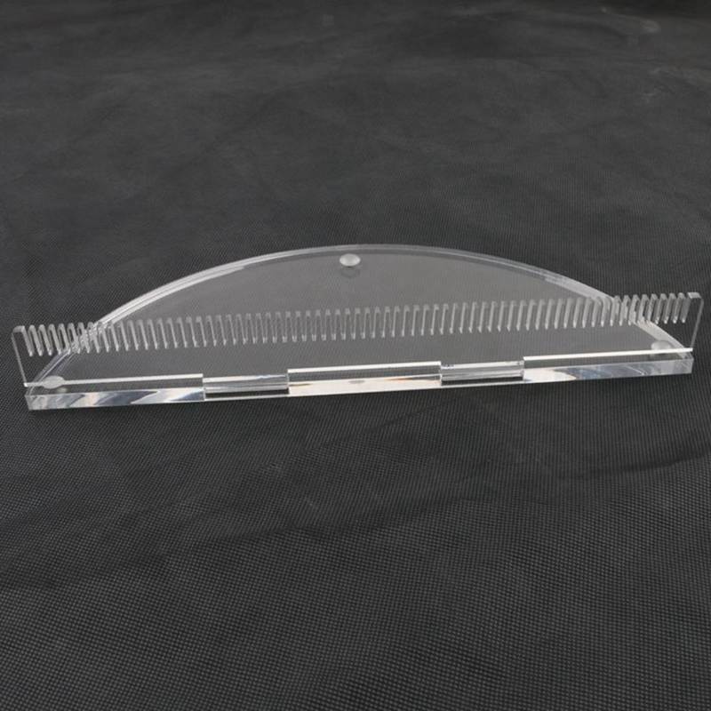 Durable Clear Salon SPA Hair Extensions Storage Holder Plate Rack Stand for