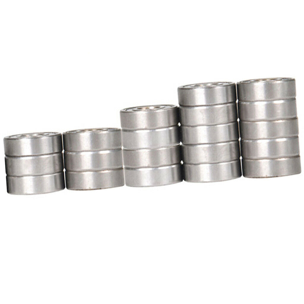 20 Count Skateboard Bearings Premium Carbon Steel for Longboard Skate Board